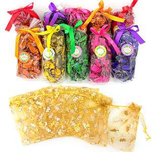 KO 포푸리 60g 10봉 망사 주머니 10개입 세트 향기 꽃잎 방향제