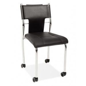 푸른가구 가죽시스카 의자 팔무 바퀴 사무실 회의실 서재 학원 강당 다용도 사무 보조 의자