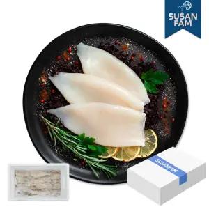 냉동 손질오징어 몸통 10kg 오징어튜브 선동 포크