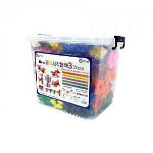 [블럭완구]뉴꼬마사각블럭3(350PCS/케이스포함)