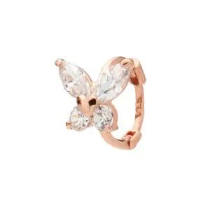 14k 사랑나비 귀찌1개