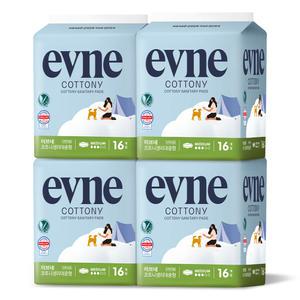 이브네 프리미엄 코트니 생리대 중형 16매x4팩