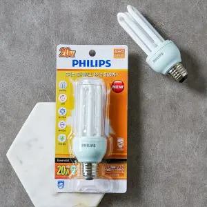 필립스 컴팩트전구 20W 전구색