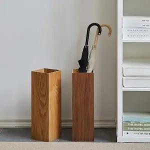 호텔 카페 인테리어 홈 장마대비 사각 우드 우산꽂이