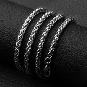 [하프클럽/]써지컬스틸 드레곤본(용골) 체인목걸이(3mm)