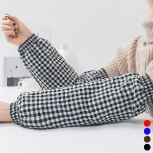 [하프클럽/]체크 코튼 작업 팔토시 LM-0331