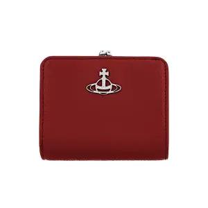 [비비안웨스트우드] 여성 바이오그린 그레인 프레임 반지갑(5115002YW S000D H407)