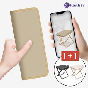 초경량 파우치형 휴대용 접이식미니의자 캠핑용 폴딩 놀이공원 줄서기 아웃도어 등산 낚시