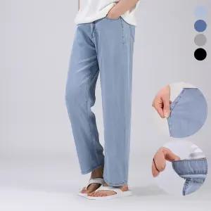 썸머 쿨 데님 텐셀 세미 루즈핏 청바지