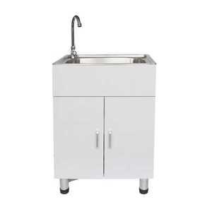 간이 개수대 베란다 제품 탕비실 세면대 53x38cm패키지 싱크대 하부장