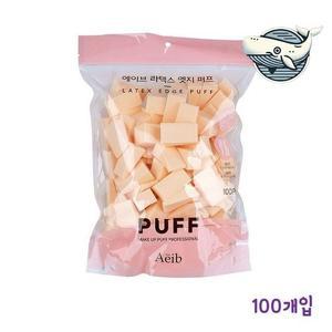 메이크업 퍼프 100개 화장 도구 피부 표현