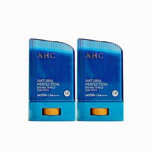 AHC 내추럴 퍼펙션 더블 쉴드 선스틱 22g (SPF 50+) 파랑색 2개