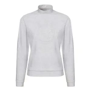 여성골프긴팔티 H412 여성 반넥 로고포인트 TS L/GRAY  1HCTSS4605LG_SC