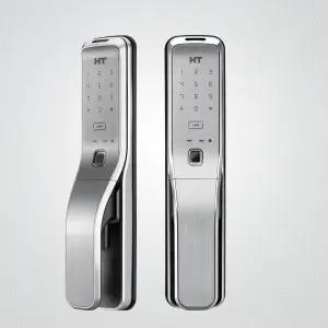 현대에이치티 스마트 푸시풀 도어락 현관문 도어락 번호키 지문인식 설치 HDL-7390(자가설치)