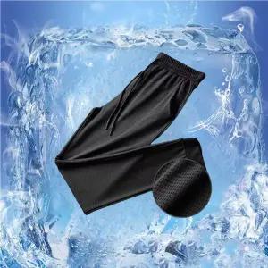 쿨링조거팬츠 남성 남자 여름용 아이스 쿨 냉감 구김 없는 냉장고 조거 바지 작업복 팬츠