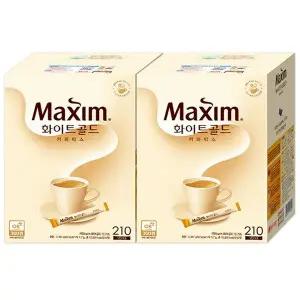 [NS홈쇼핑]동서 맥심 화이트골드 커피믹스 420T(210T+210T)[35096220]
