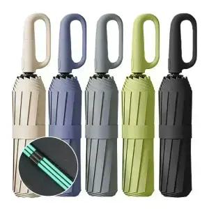 60K 고리 UV차단 3단자동우산 우양산