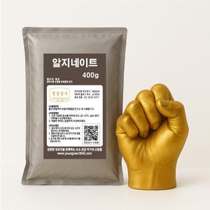알지네이트 400g+손발조형물 설명서/손석고 손발도장 영남상사