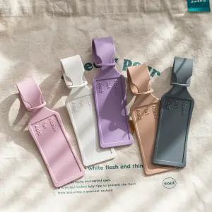 국산 플라이토 실리콘 파스텔 여행용 NEW 네임택