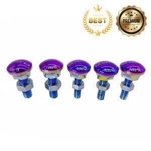 Litepro 알루미늄 합금 접이식 자전거 리어 포크 고정 볼트 앞바퀴 나사 버디 2 3 5 개