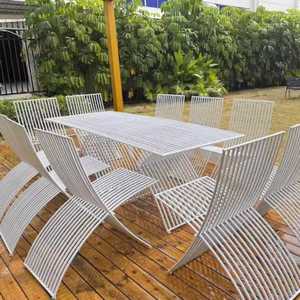 야외 발코니 루프탑 테라스 테이블 세트 제품 정원 의자