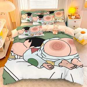 짱구는 못말려 세트 제품 굿즈 침대 침실 침구 가정용 캐릭터