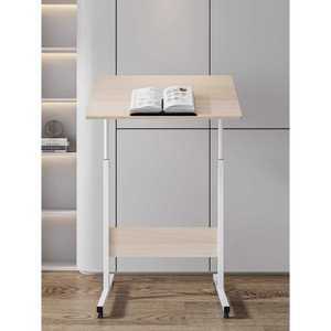 교실 스탠딩 테이블 리프팅 책걸상 공시생 학교 학원용 컴퓨터 접이식 데스크 제품 60X40화이트 책상