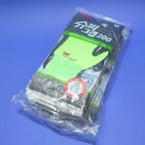 쓰리엠 3M NBR폼코팅장갑 슈퍼그립200 그린색 10조 8257659 S M L 스마트폰터치 자동차 원예 포