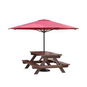 펜션 바베큐장 발코니 일체형 테이블 야외 의자 제품 정원 식탁