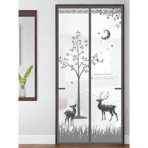 바른템 미세 현관문 창문 롤방충망 제품 자석모기장 접이식