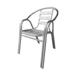 두줄 스텐리스 제품 의자 카페 알루미늄 발코니 테라스 야외