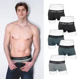 [캘빈클라인]캘빈클라인 언더웨어 남성 팬티 드로즈 사각 5장 세트 NP2716O