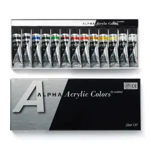 알파 실버 아크릴물감 20ml 13색세트