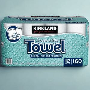 커클랜드 키친 타월 160매 x 12롤