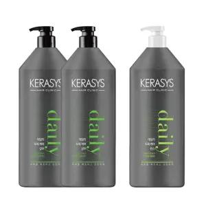 케라시스 데일리 두피 케어 샴푸 1500ml 2개 + 린스 1500ml 1개