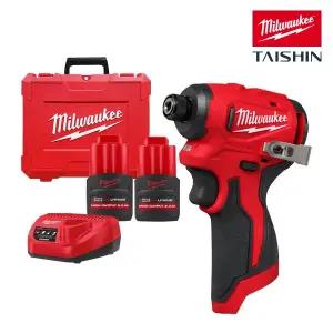 [밀워키] M12 BLIDRC-252C 충전 임팩트 드라이버 2.5Ah 세트