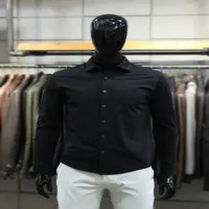 [빠니깔레][빠니깔레] 소프트모달코튼 숏슬림 블랙셔츠티 d-gcsh51bk (P003523101)