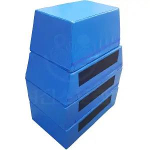 체육관 안전 청색 스폰지 뜀틀 3단 4단 택일