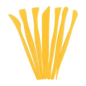 (7P) 지점토 공작칼 세트 /클레이/점토/찰흙/미술/조소/도예/커팅/무늬/모양/표현/조각/공예/도구/툴/세트