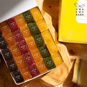 [화과방] 프리미엄 큐빅양갱 60개입+쇼핑백