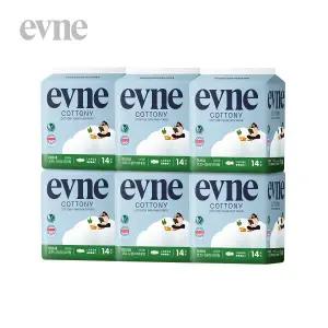 [킨도][이브네] 코트니 순면감촉 생리대 대형 14Px6팩