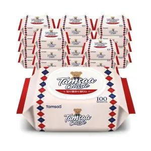 클래식 물티슈 캡형 100개입 20개 one option