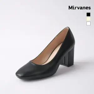 미르바네스슈즈 T0324 몽글 베이직 통굽 펌프스