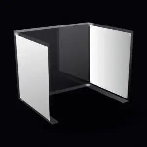 빅사이즈 투명 책상 가림막 고급 칸막이파티션