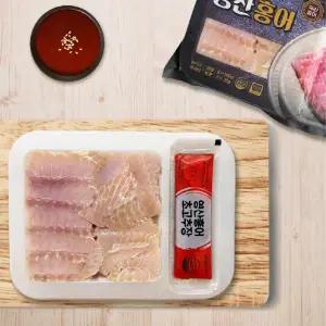 국내산 영산포 숙성홍어회 모듬살 100g×10팩+ 초고추장 20g×10팩