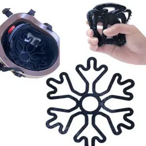 머리 눌림 방지 헬맷 실리콘 패드 1개 쿠션 자전거 오토바이 통풍 에어 땀 안전모 내피