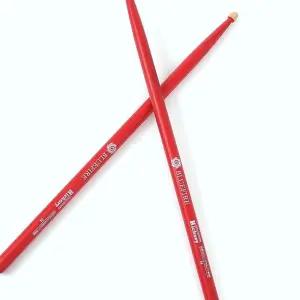 OCE 호두나무 연습용 5A 드럼 우드 스틱 레드