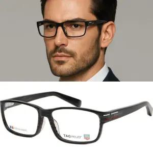 태그호이어 안경테 TH0535 003 명품 사각 뿔테 남성 패션