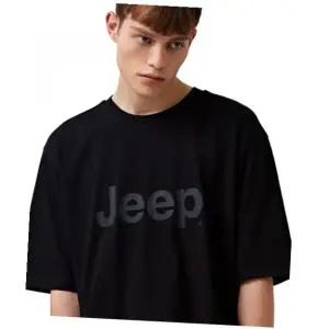지프 JEEP [190g] 빅 로고 반팔 티셔츠 (JR5TSU091BK) JR5TSU091BK 450312