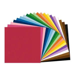 한지색종이 20cm 20색 100매 혼합 전통 색한지 색지 종이접기 공예